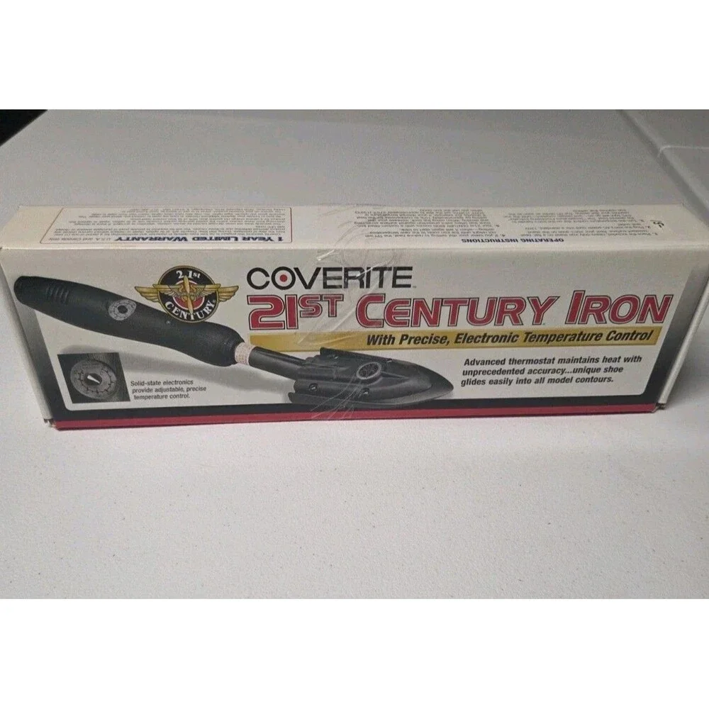 COVERITE 21st Century TRIM SEALING IRON # COVR2700 Adjustable Heat for Trim NIB
